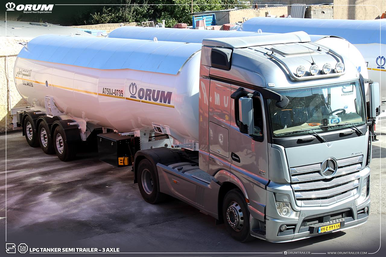 S001-2 تانکر استاندارد LPG