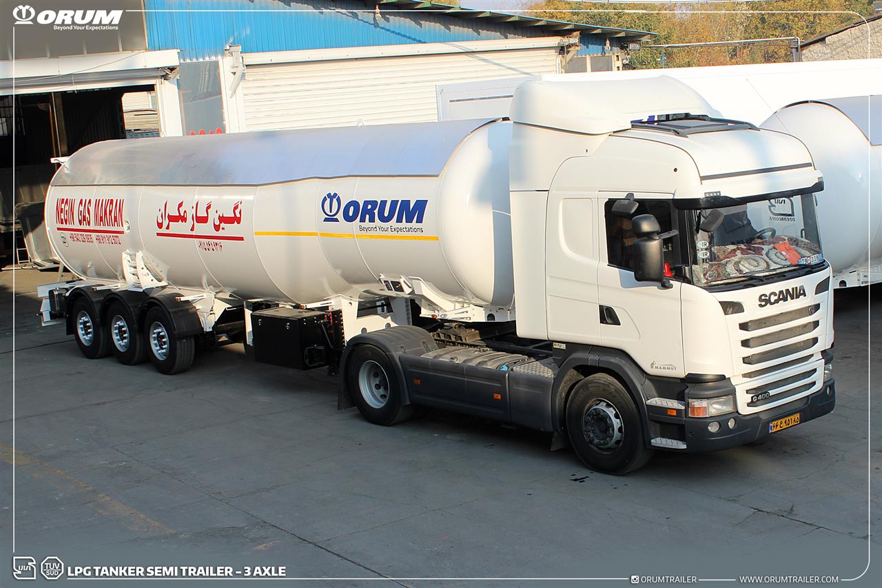S006-1 تریلر حمل سوخت گازی