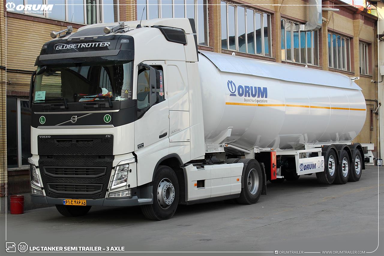 S006-4 تریلر تانکر LPG